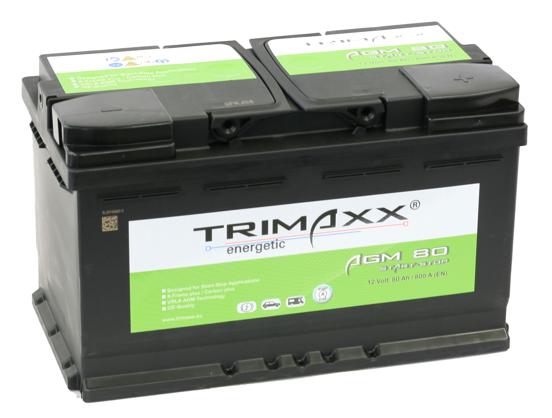 TRIMAXX energetic AGM 12V 80Ah 800A(EN)